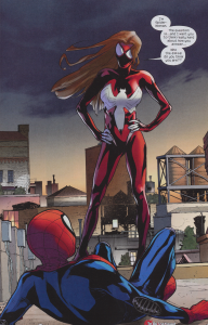 Ultimate Spider-Man #4 - Spider-Woman, "Who the (bleep) do you think you are?"