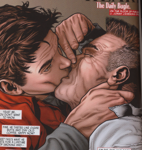 Spider-Man Brand New Day Vol 1 - Pete giving J.J.J. CPR