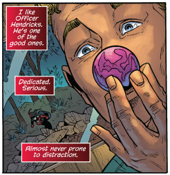Gotham City Sirens #20 - marbles are important to this guy