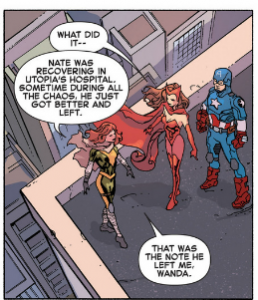 AvX: Consequences #1 - weird art on Captain America