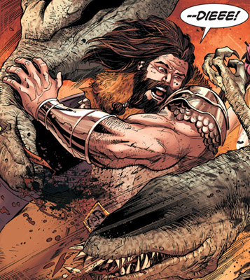 panel from Demon Knights #2