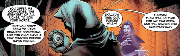 panel from Demon Knights #5