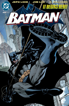Batman #608: He's also good at kicking things.