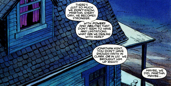 panel from Superman For All Seasons #1