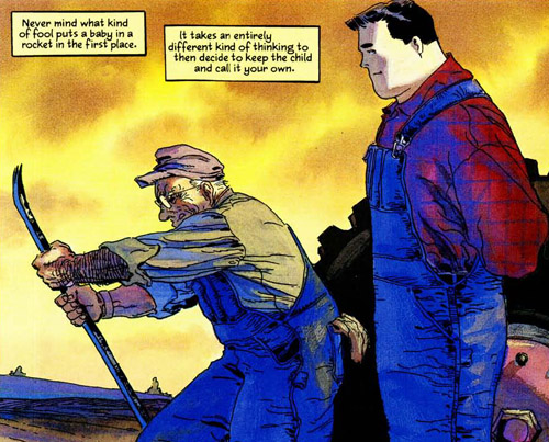 panel from Superman For All Seasons #1