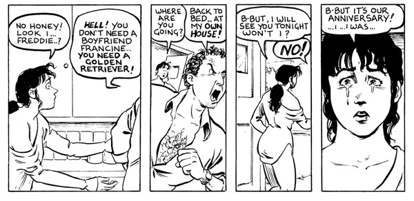 panel from Strangers in Paradise #1