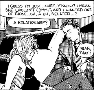 panel from Strangers in Paradise #2