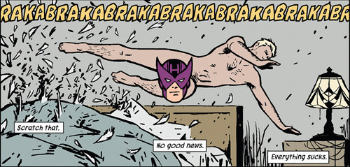 panel from Hawkeye #3
