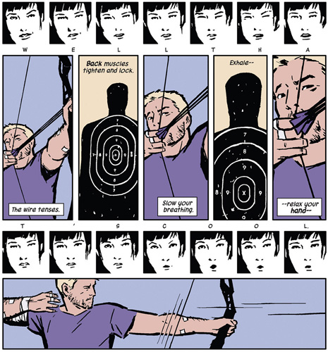 panel from Hawkeye #2