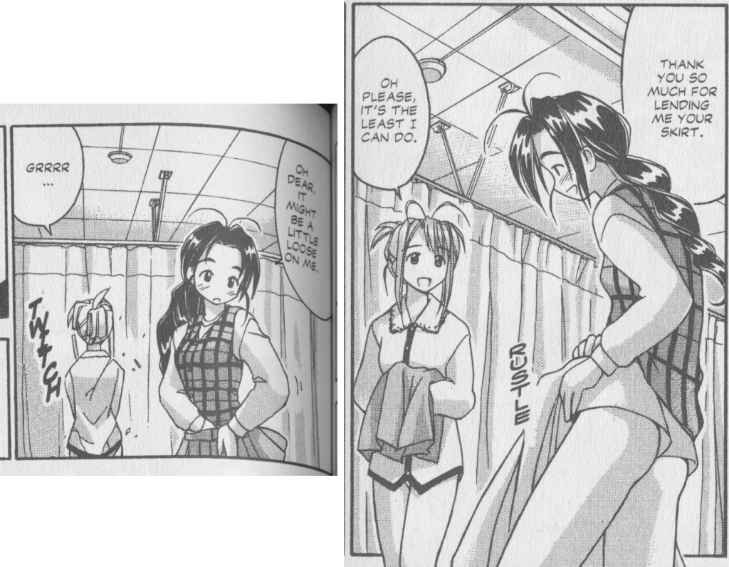 Love Hina Book 3 - "It Might Be Loose on Me"
