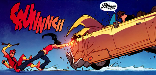 panel from Teen Titans: Year One #5