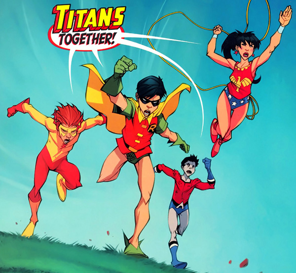 panel from Teen Titans: Year One #6