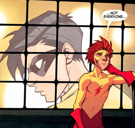 panel from Teen Titans: Year One #4