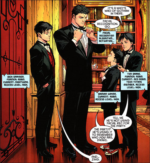 Bruce and his Kids - Damian takes another swipe at Tim Drake