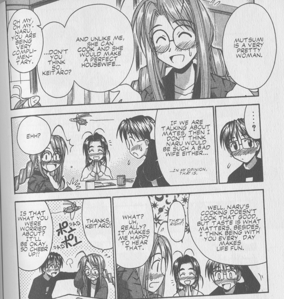 Love Hina Book 6 - Why Mutsumi is a better wife than Naru when it comes to cooking