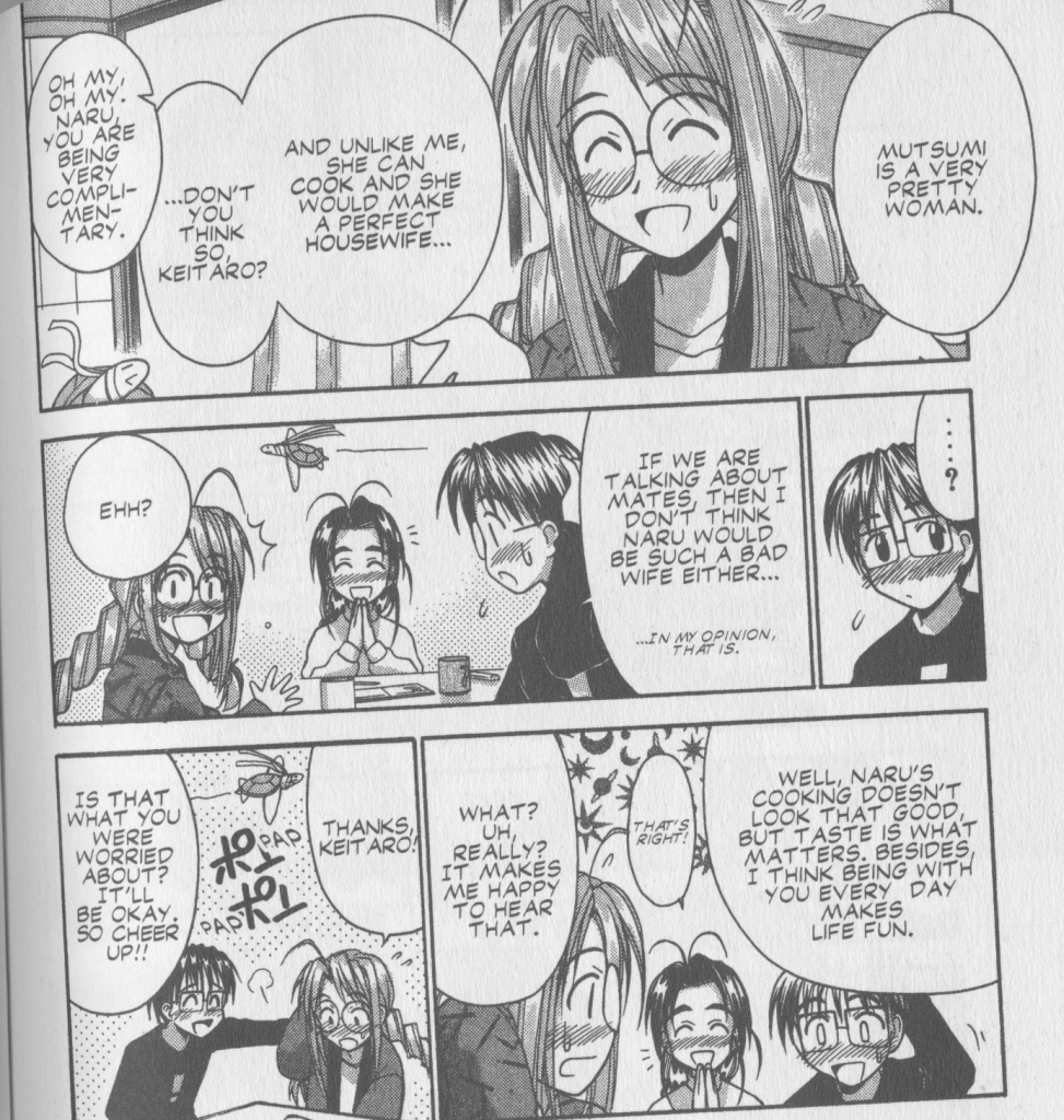 Love Hina Book 6  - Why Mutsumi is a better wife than Naru when it comes to cooking