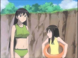 Sakaki in a bikini