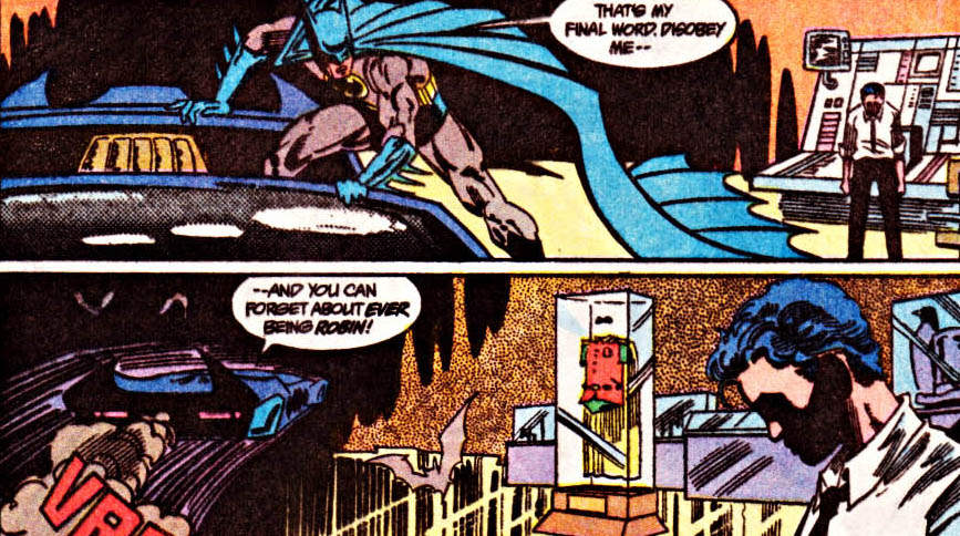  Batman #455: If Tim goes out to help, Bruce will never let him be Robin.