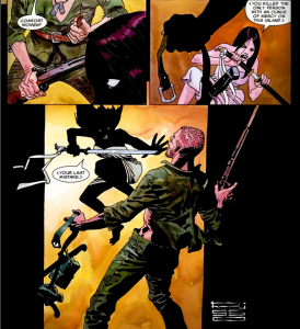 Wolverine: Logan #2: Atsuko fights.