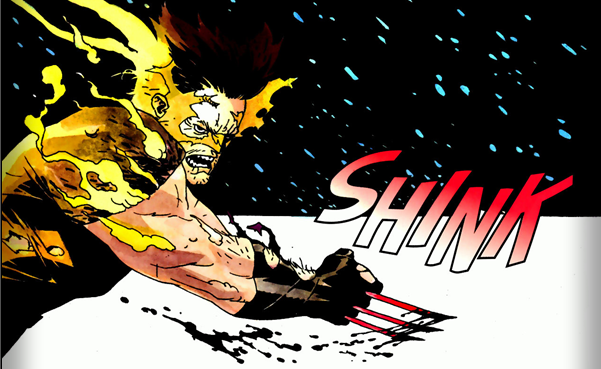 Wolverine: Logan #3: On fire.