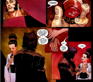 Wolverine: Logan #1 – Atsuko tells Wolverine about her father.