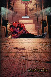 Daredevil v2 #5: Karen dies in Matt's arms.