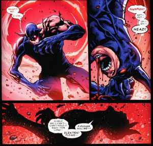Shadowland #5: Daredevil is more beast than man.
