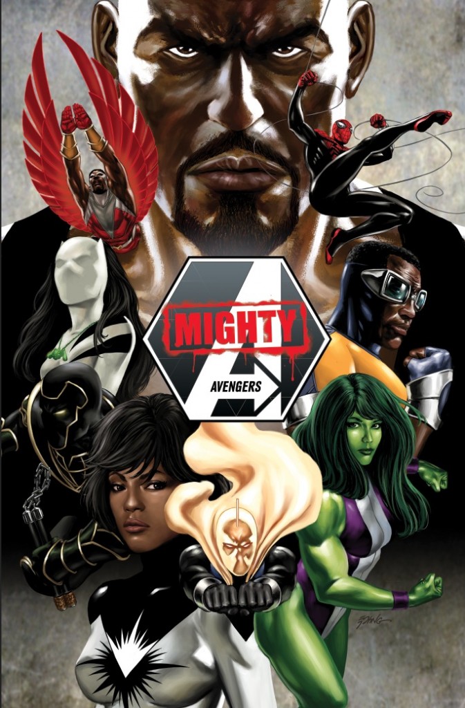 Mighty Avengers v2 Promotional Artwork: Not your usual team.