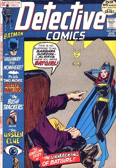 Detective Comics #422: Barbara was Batgirl.