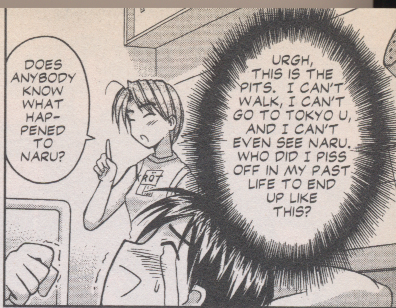 Love Hina Book 9 - What did Keitaro do in a past life?