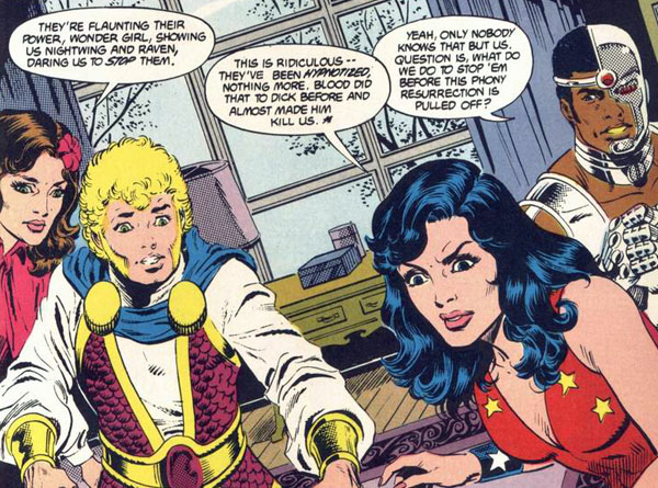 The New Teen Titans #26: Brother Blood is sneaky. And evil.