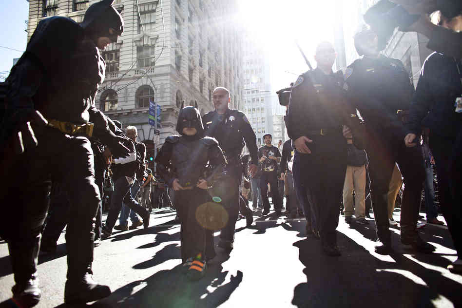  Batkid saves the day! Image from NPR.