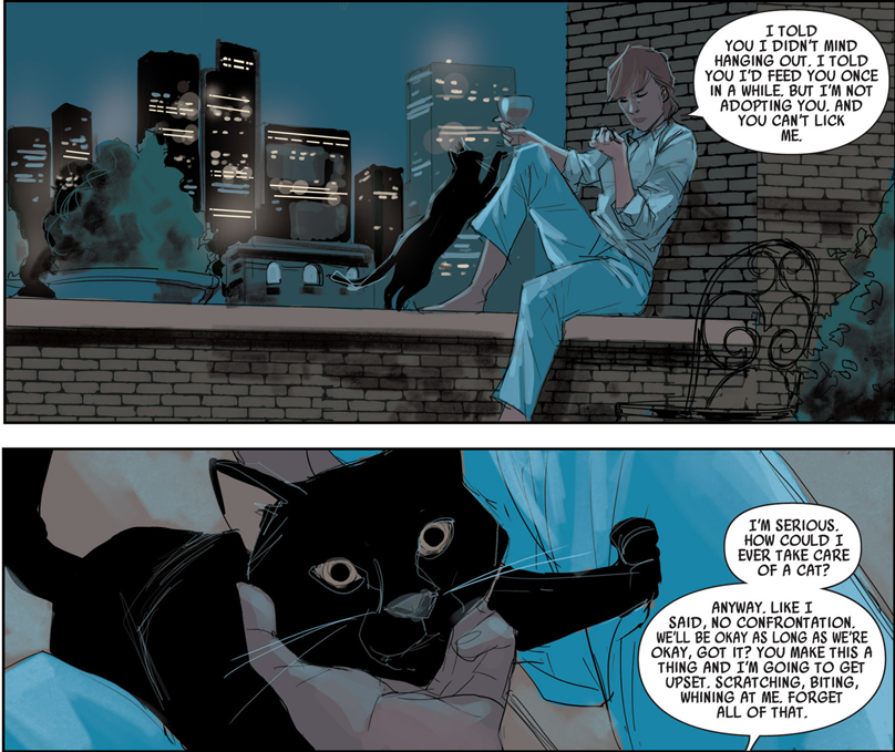 Black Widow #1: Will Liho be the new Pizza Dog?