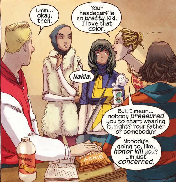 Ms. Marvel #1: Ignorance abounds.