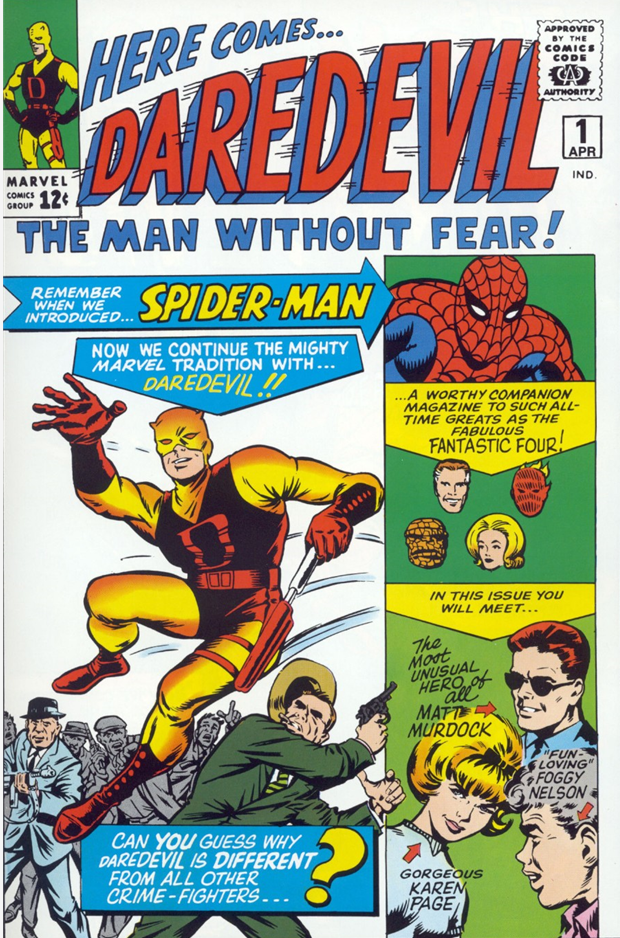 Daredevil v.1 issue #1 – You've come a long way, Matt.