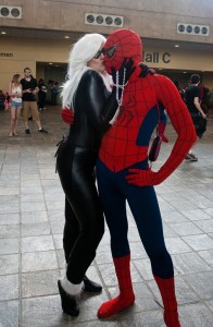 Spidey and Black Cat at Baltimore Comic-Con 2012