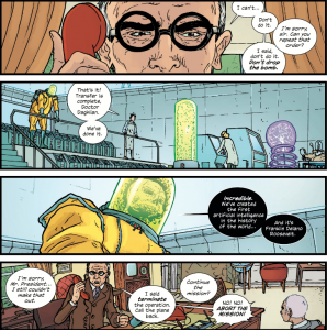 The Manhattan Projects Vol 1 - Truman and Groves (interspersed with AI creation)