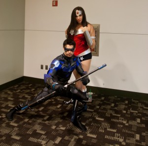 Nightwing and Wonder Woman