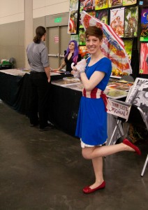 Female Victorian-Era Captain America