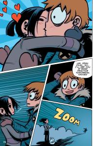 Scott Pilgrim's Precious Little Life - Knives Chau has her first kiss