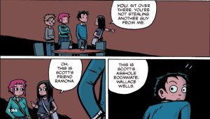 Scott Pilgrim's Precious Little Life - Wallace Wells post-kiss