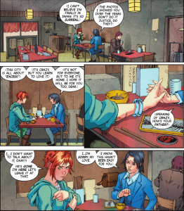 Wayward #1 - Cummings' use of angles and attention to details