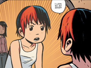 Scott Pilgrim vs The World - Knives dyes her hair