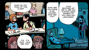 Scott Pilgrim Vol 3 - Scott befriends Wallace