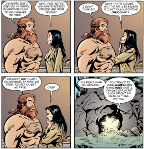 Fables Volume 2 - Weyland's Unhelpful Answers remind me of old school adventure games