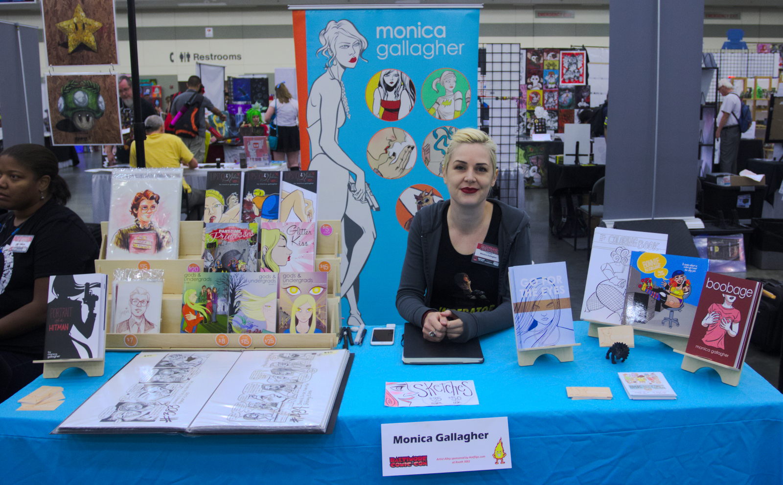 Monica Gallagher at Baltimore Comic-Con 2016