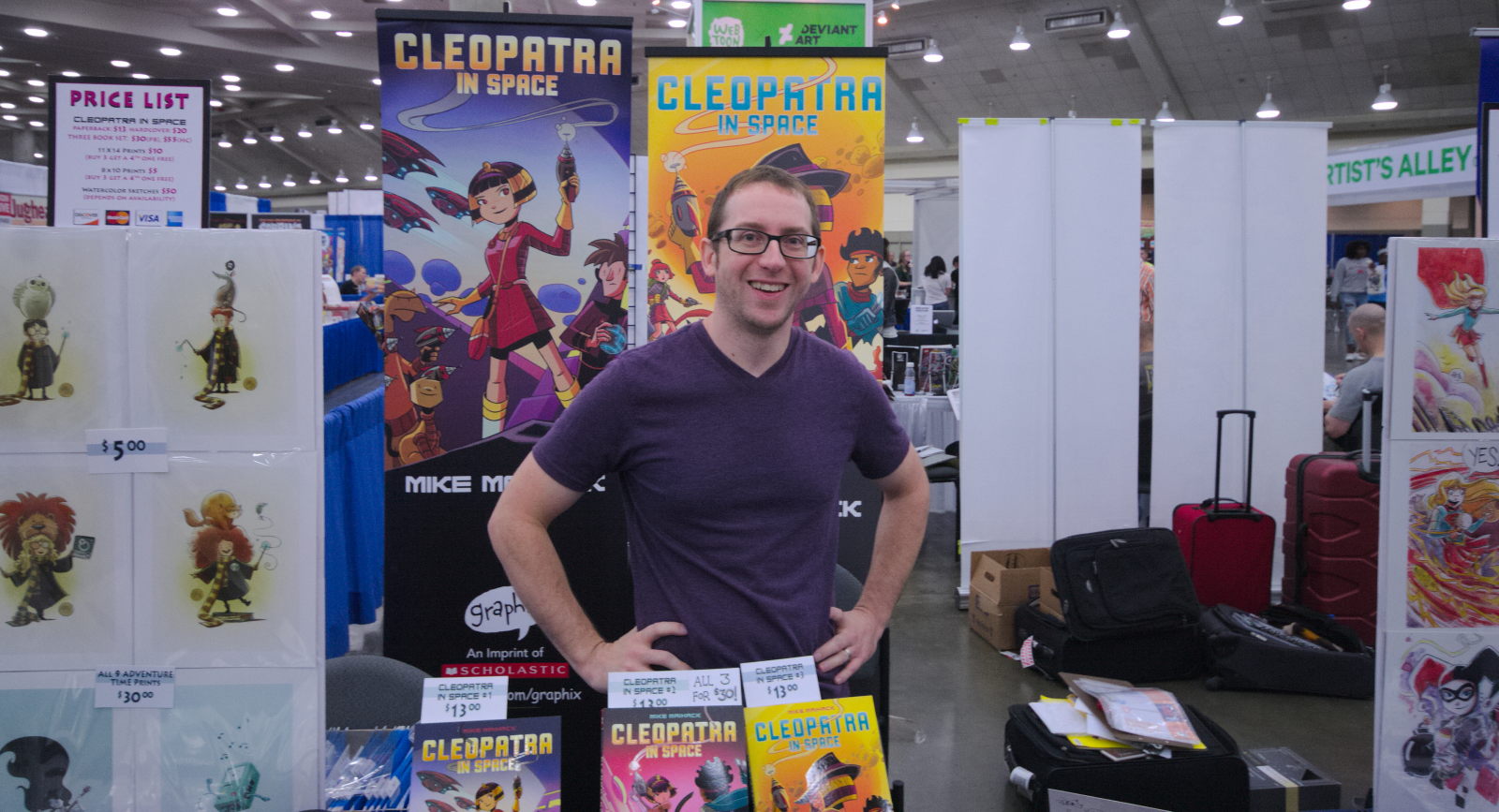 Mike Maihack at Baltimore Comic-Con 2016