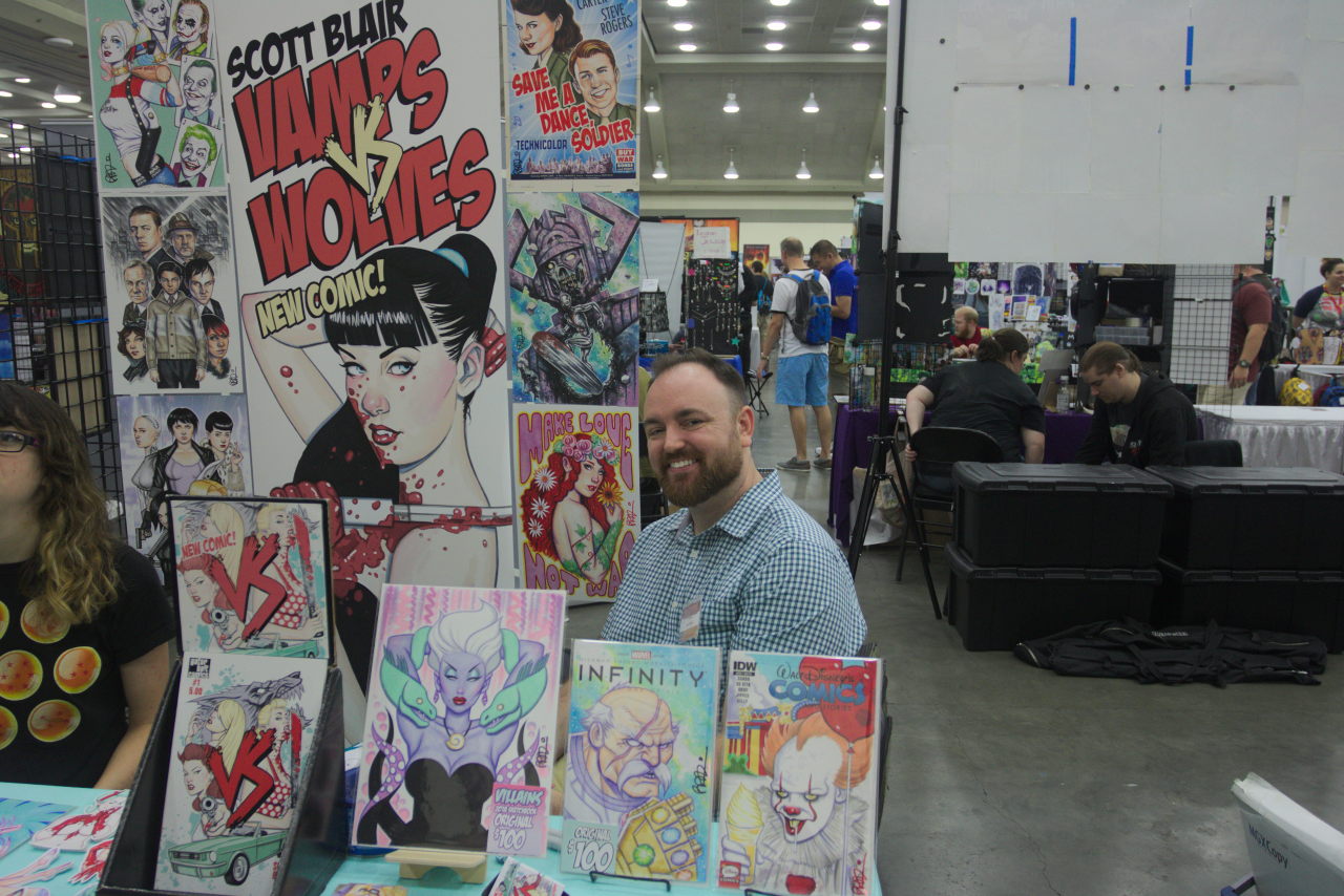 Scott Blair, creator of Vamps vs Wolves